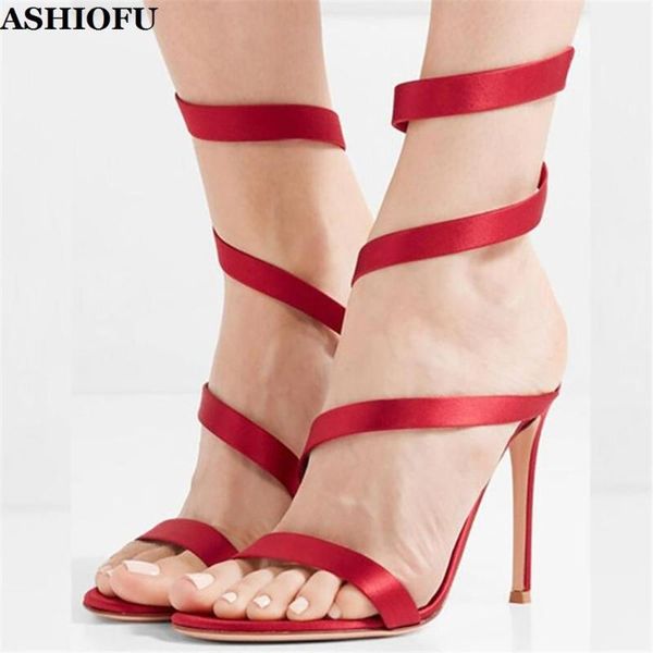 handmade ladies stiletto heel sandals satin-leather party summer shoes ankle-wrap evening fashion, Black
handmade ladies stiletto heel sandals satin-leather party summer shoes ankle-wrap evening fashion, Black