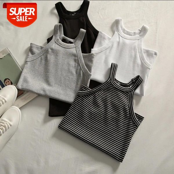 basic solid t shirts women slim halter neck off-shoulder camisole tees summer female tanks sleeveless #k76o, White
basic solid t shirts women slim halter neck off-shoulder camisole tees summer female tanks sleeveless #k76o, White