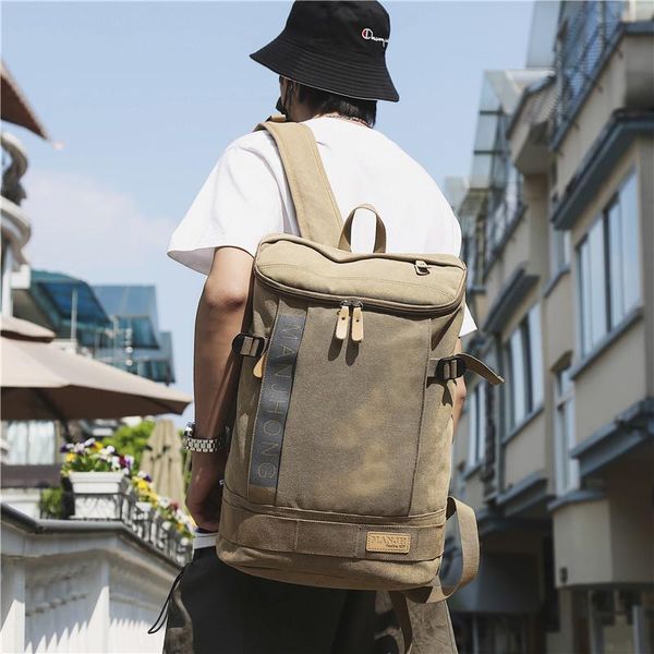 backpack canvas men's 2021 youth fashion tide bag casual waterproof outdoor sports lapkhaki
backpack canvas men's 2021 youth fashion tide bag casual waterproof outdoor sports lapkhaki