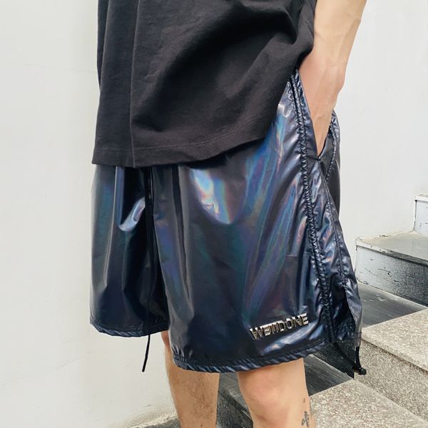 21ss we11done metal logo shorts laser colorful sports pants women's drawstring loose short men's designer trendy pant, White;black
21ss we11done metal logo shorts laser colorful sports pants women's drawstring loose short men's designer trendy pant, White;black