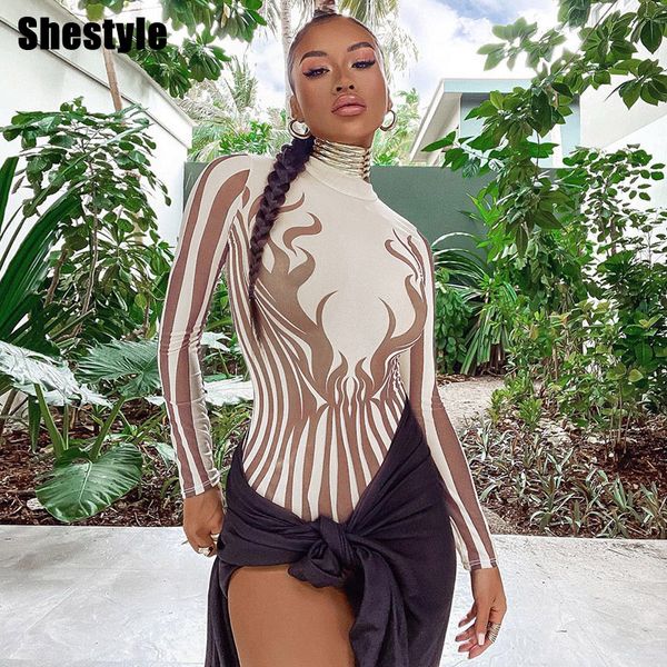 shestyle mock neck bodysuits women spring long sleeve bodycon cool trendy printed apricot tide stylish body clothes womening, Black;white
shestyle mock neck bodysuits women spring long sleeve bodycon cool trendy printed apricot tide stylish body clothes womening, Black;white