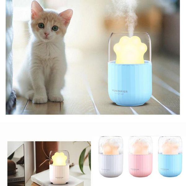night lights portable mini humidifier cute cat with led usb charging creative claw nightlight family bedroom warm light atomizer aroma
night lights portable mini humidifier cute cat with led usb charging creative claw nightlight family bedroom warm light atomizer aroma