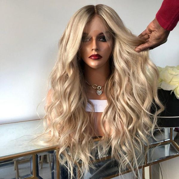 synthetic wigs ombre lightbrown long deep wave lace front for women with baby hair glueless heat resistant cosplay wig fiber, Black
synthetic wigs ombre lightbrown long deep wave lace front for women with baby hair glueless heat resistant cosplay wig fiber, Black