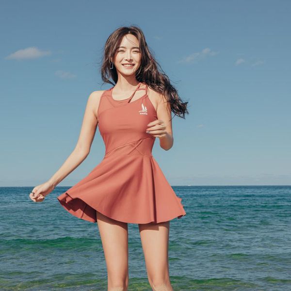 sanqi female swimsuit student spring conservative one-piece skirt flat angle covering belly slim swimming suit swimwear suits
sanqi female swimsuit student spring conservative one-piece skirt flat angle covering belly slim swimming suit swimwear suits