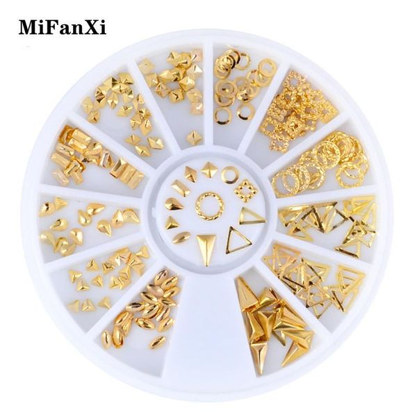 mifanxi metal rivet ornament nail studs 3d art decoration circle mini triangular rice grains manicure decorations, Silver;gold
mifanxi metal rivet ornament nail studs 3d art decoration circle mini triangular rice grains manicure decorations, Silver;gold