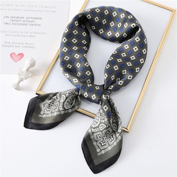 scarves 2021 silk scarf print lady neck square hijab head wraps for women bandana neckerchief female accessories, Blue;gray
scarves 2021 silk scarf print lady neck square hijab head wraps for women bandana neckerchief female accessories, Blue;gray