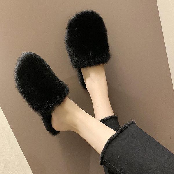 warm home slippers fluffy women shoes winter comfort furry flat heel female cute indoor for woman flip flops, Black
warm home slippers fluffy women shoes winter comfort furry flat heel female cute indoor for woman flip flops, Black