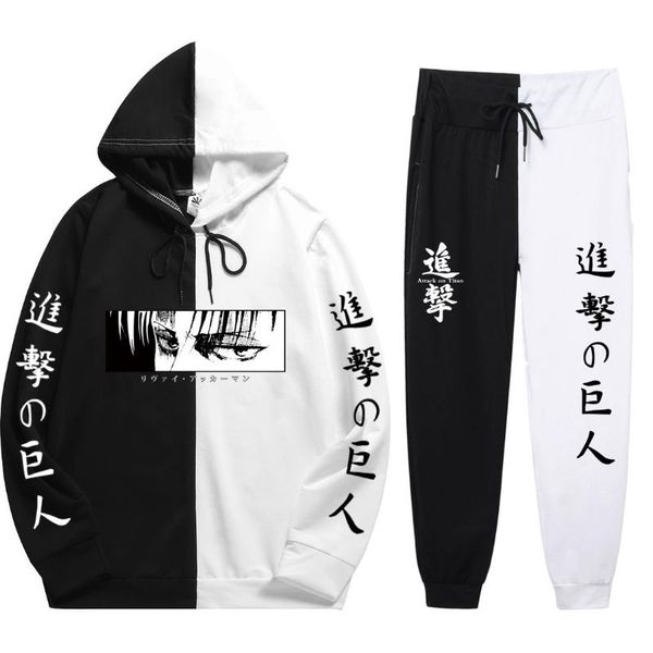jogging clothing 2021 japanese anime attack on titan hoodie pants casual men women tracksuits suits harajuku, Black;red
jogging clothing 2021 japanese anime attack on titan hoodie pants casual men women tracksuits suits harajuku, Black;red