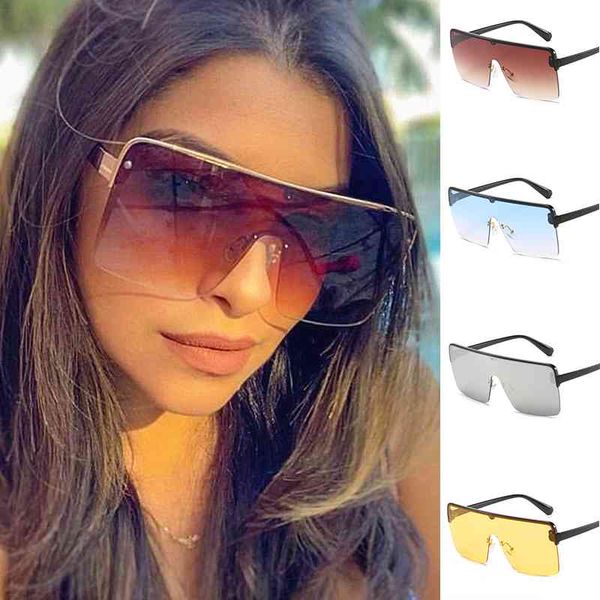designer sunglasses women's trendy big frame female conjoined one-piece women transparent color, White;black
designer sunglasses women's trendy big frame female conjoined one-piece women transparent color, White;black