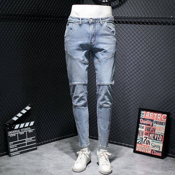 men's jeans high street design solid embroidery blue shreds men's brem pants fine pencil casual fall of long brim 7tbu
men's jeans high street design solid embroidery blue shreds men's brem pants fine pencil casual fall of long brim 7tbu