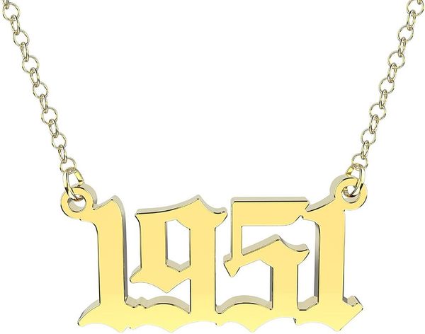 chokers letter necklace birth year arab number pendant for women girl birthday gift gold chain her, Golden;silver
chokers letter necklace birth year arab number pendant for women girl birthday gift gold chain her, Golden;silver