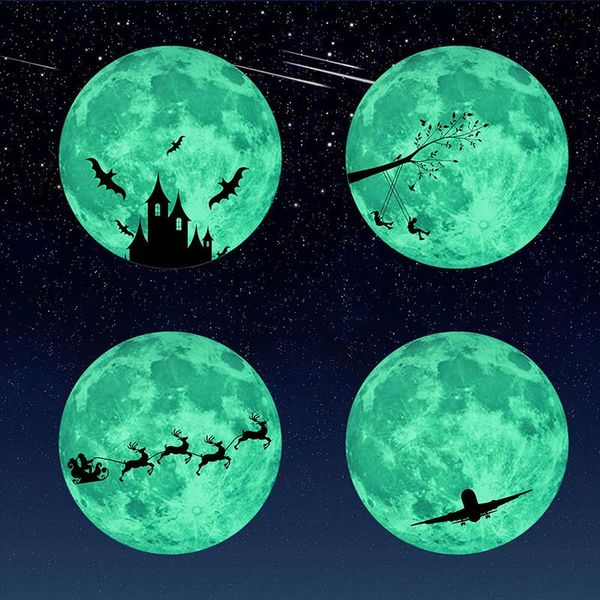 wall stickers 30cm luminous moon sticker kids bedroom living room decor wallpaper childlike decoration castle airplane elk under the
wall stickers 30cm luminous moon sticker kids bedroom living room decor wallpaper childlike decoration castle airplane elk under the