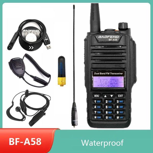 walkie talkie baofeng bf-a58 waterproof vhf uhf cb ham radio station portable two way rechargeable transceiver long range
walkie talkie baofeng bf-a58 waterproof vhf uhf cb ham radio station portable two way rechargeable transceiver long range