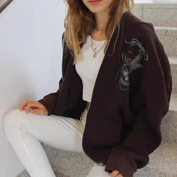 women's hoodies & sweatshirts y2k moletom jaqueta de inverno roupas, marrom zÃper, gran com capuz feminino, retro, bolso, pulôver manga, Black
women's hoodies & sweatshirts y2k moletom jaqueta de inverno roupas, marrom zÃper, gran com capuz feminino, retro, bolso, pulôver manga, Black