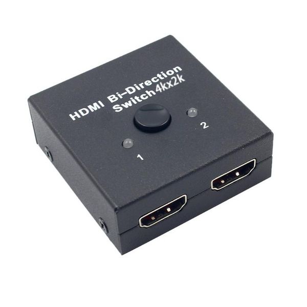 audio cables & connectors switch 2x1 or splitter 1x2 bi-direction switcher selector with hdcp passthrough supports ultra hd 4k
audio cables & connectors switch 2x1 or splitter 1x2 bi-direction switcher selector with hdcp passthrough supports ultra hd 4k