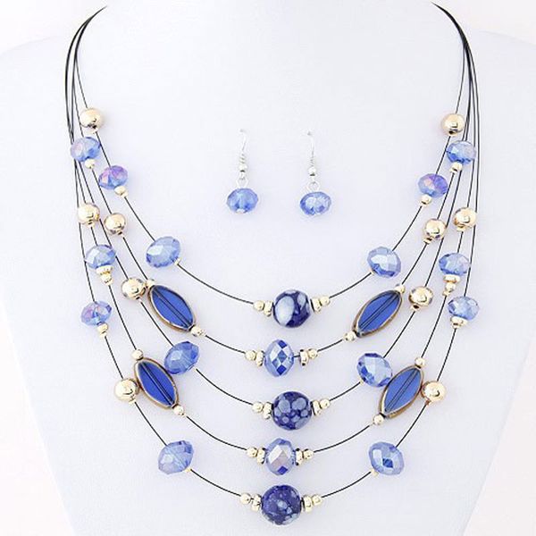 necklace designer brand design wild multilayer bohemia beads choker gem crystal necklace statement necklace pendants jewel, Silver
necklace designer brand design wild multilayer bohemia beads choker gem crystal necklace statement necklace pendants jewel, Silver