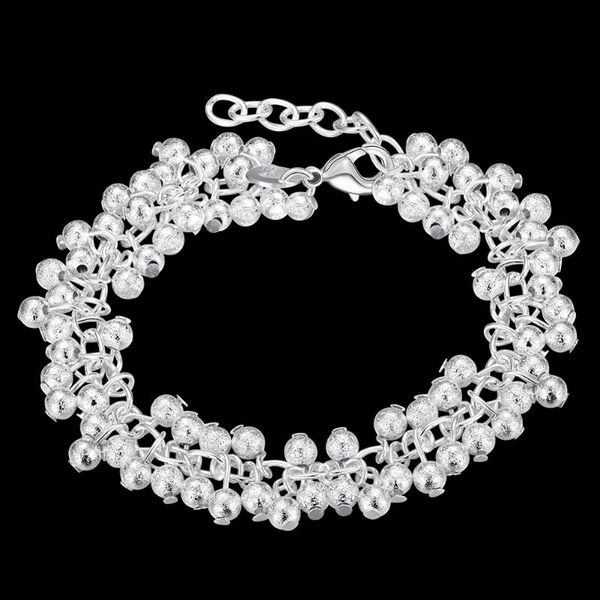 sand light grape bracelet simple spherical silver lobster buckle summer skirt special women link, chain, Black
sand light grape bracelet simple spherical silver lobster buckle summer skirt special women link, chain, Black