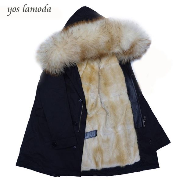 women's fur & faux women winter wear warm with medium parka real muskrat coat 2021 fashion thick slim solid casual hood, Black
women's fur & faux women winter wear warm with medium parka real muskrat coat 2021 fashion thick slim solid casual hood, Black