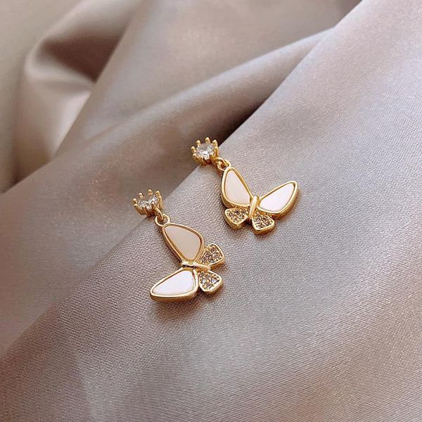 stud korean fashion jewelry super fairy butterfly small earrings for woman 20120 shiny side female simple earring, Golden;silver
stud korean fashion jewelry super fairy butterfly small earrings for woman 20120 shiny side female simple earring, Golden;silver
