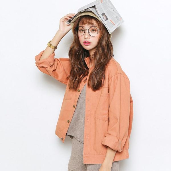 women's jackets spring autumn women lady thin fashion basic bomber jacket long sleeve coat casual stand collar slim fit outerwear xq089, Black;brown
women's jackets spring autumn women lady thin fashion basic bomber jacket long sleeve coat casual stand collar slim fit outerwear xq089, Black;brown
