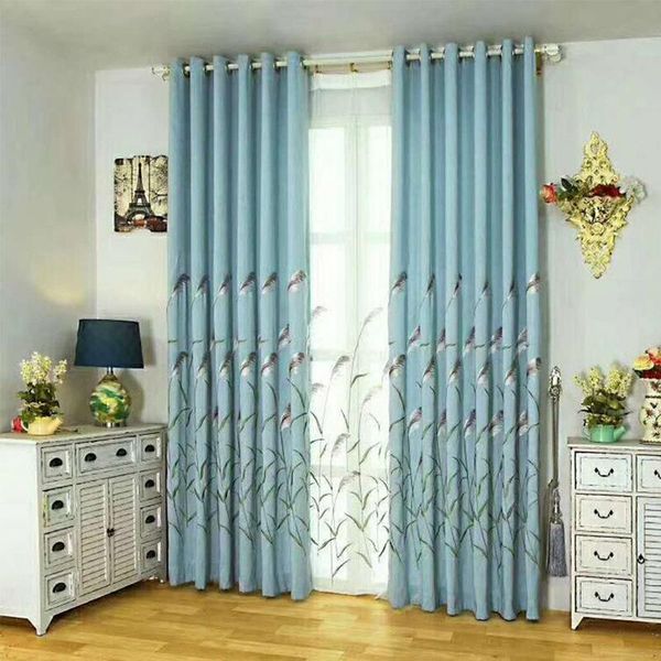 curtains for living dining room bedroom american country jacquard embroidered tulle blackout curtain fabric & drapes
curtains for living dining room bedroom american country jacquard embroidered tulle blackout curtain fabric & drapes