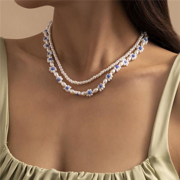 chokers 2021 korean sweet blue little daisy acrylic pearl choker necklace boho beaded clavicle necklaces set for women girls jewelry, Golden;silver
chokers 2021 korean sweet blue little daisy acrylic pearl choker necklace boho beaded clavicle necklaces set for women girls jewelry, Golden;silver