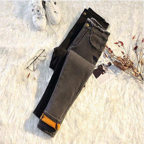 women's jeans large size winter woman 2021 warm female pencil pants ladies plus slim feet long trousers women femme, Blue
women's jeans large size winter woman 2021 warm female pencil pants ladies plus slim feet long trousers women femme, Blue