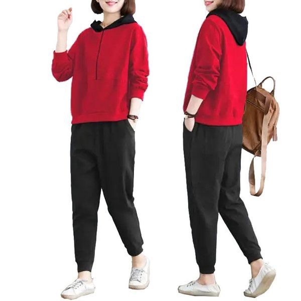 women's two piece pants sports suit female 2021 spring autumn casual two-piece large size ladies increase fashion women sweatshirts 6xl, White
women's two piece pants sports suit female 2021 spring autumn casual two-piece large size ladies increase fashion women sweatshirts 6xl, White