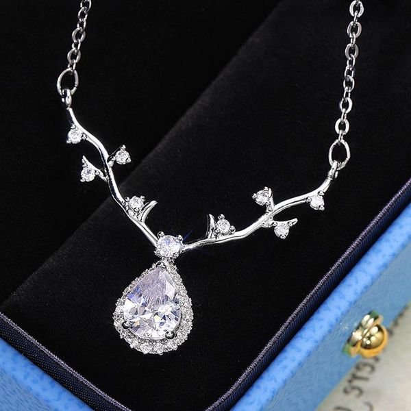 pendant necklaces huitan gorgeous women wedding necklace brilliant drop cubic zirconia elegant bridal marriage party neck jewelry 2021, Silver
pendant necklaces huitan gorgeous women wedding necklace brilliant drop cubic zirconia elegant bridal marriage party neck jewelry 2021, Silver