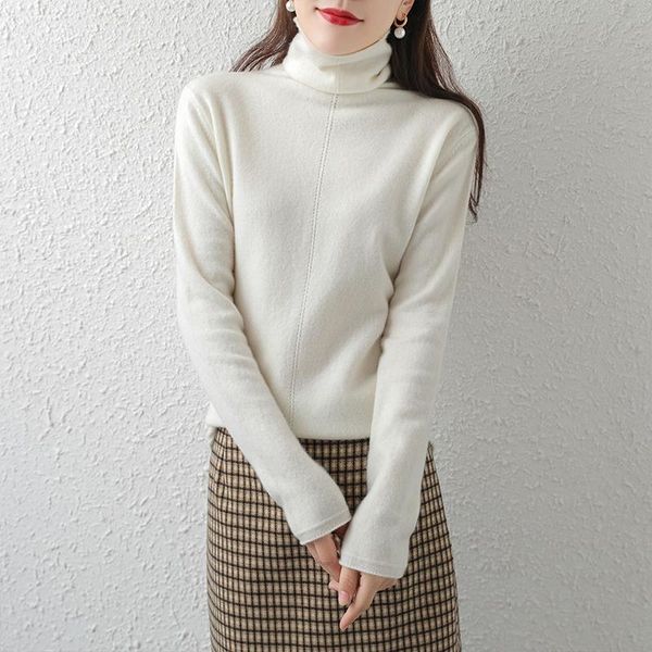 women's sweaters women sweater and pullovers 100% pure wool turtleneck knitting jumpers 2021 arrival female soft knitwear clothes, White;black
women's sweaters women sweater and pullovers 100% pure wool turtleneck knitting jumpers 2021 arrival female soft knitwear clothes, White;black