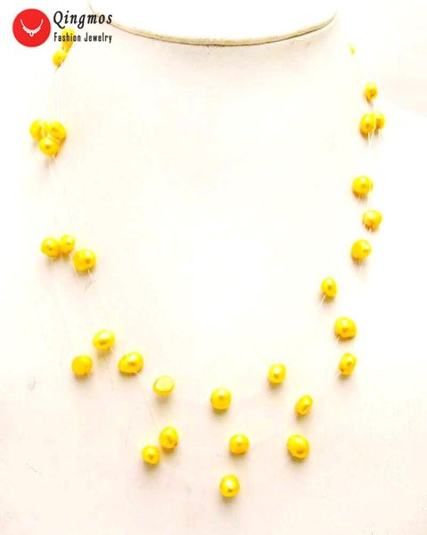 qingmos gold pearl necklace for women with 4-6mm round natural freshwater 3 strands starriness 18" chokers n6180, Golden;silver
qingmos gold pearl necklace for women with 4-6mm round natural freshwater 3 strands starriness 18" chokers n6180, Golden;silver