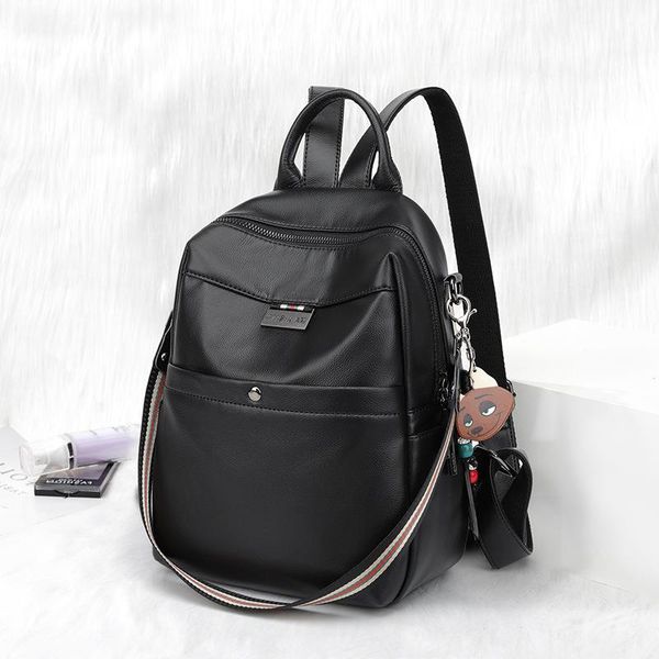 backpack female 2021 soft trendy the large leather of new casual sc handbags korean capacity college style vers reeeq 
backpack female 2021 soft trendy the large leather of new casual sc handbags korean capacity college style vers reeeq
