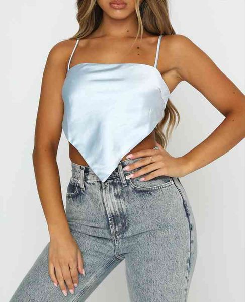 women summer vest solid color spaghetti strap tied back triangle camis chic lady backless sling crop black apricot blue, White
women summer vest solid color spaghetti strap tied back triangle camis chic lady backless sling crop black apricot blue, White
