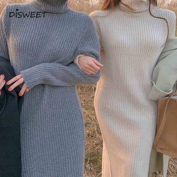 dresses high neck knitted straight woman korean long sleeve loose solid women's simple warm retro es women, Black;gray
dresses high neck knitted straight woman korean long sleeve loose solid women's simple warm retro es women, Black;gray