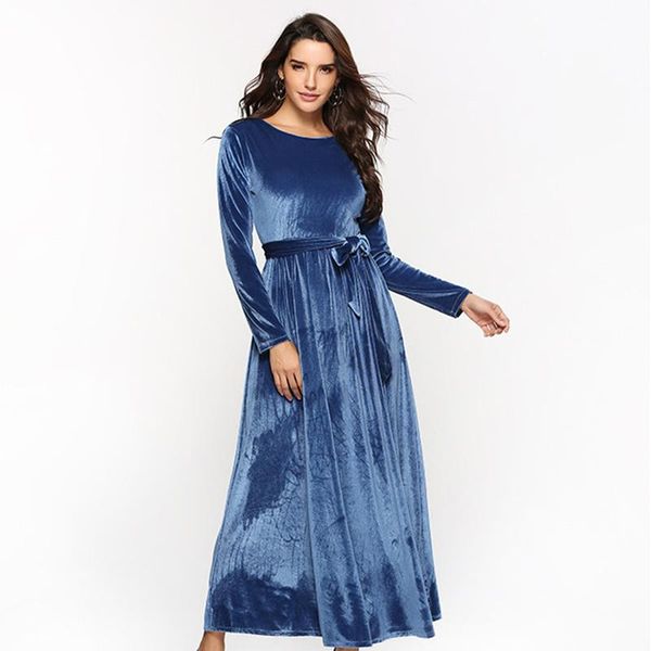 casual dresses autumn winter vintage elegant velvet long dress for women slim sashes sleeve solid cocktail ceremony party vestidos, Black;gray
casual dresses autumn winter vintage elegant velvet long dress for women slim sashes sleeve solid cocktail ceremony party vestidos, Black;gray