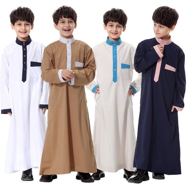 ethnic clothing bianfeng teenage muslim arab children thobe thawb caftan ramadan kaftan dubai arabia islamic solid button closure robe, Red 
ethnic clothing bianfeng teenage muslim arab children thobe thawb caftan ramadan kaftan dubai arabia islamic solid button closure robe, Red