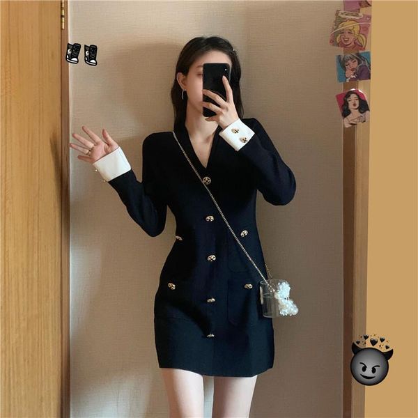 skinny v neck dress black short spring knit street romantic vintage high waist ropa de mujer women clothing de50lyq casual dresses, Black;gray
skinny v neck dress black short spring knit street romantic vintage high waist ropa de mujer women clothing de50lyq casual dresses, Black;gray