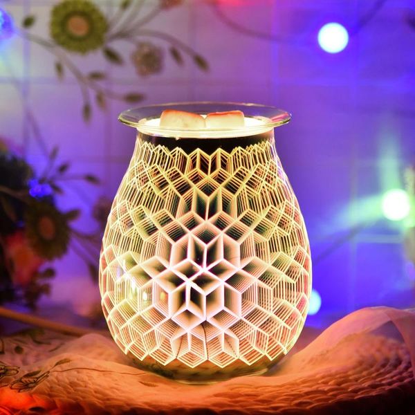 fragrance lamps 3d glass electric wax melt burners with light oil aroma lamp night decor
fragrance lamps 3d glass electric wax melt burners with light oil aroma lamp night decor