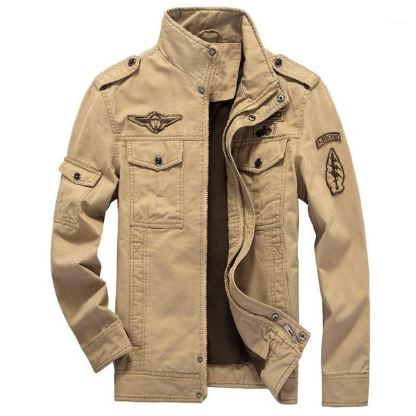 spring autumn men's military bomber jackets men casual black zipper pilot jacket thin stand collar male coat slim fit, Black;brown
spring autumn men's military bomber jackets men casual black zipper pilot jacket thin stand collar male coat slim fit, Black;brown