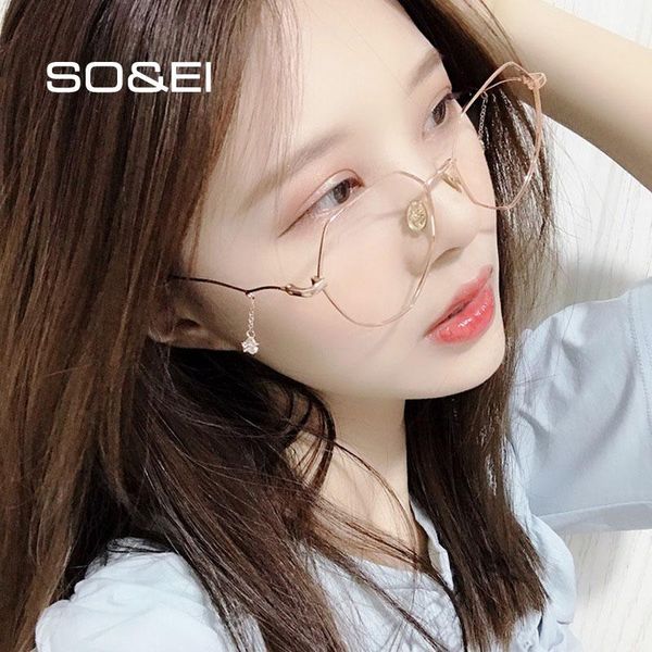 fashion sunglasses frames so&ei polygonal irregular women metal glasses frame clear lens eyewear men optical myopia eyeglasses stars pendant, Black
fashion sunglasses frames so&ei polygonal irregular women metal glasses frame clear lens eyewear men optical myopia eyeglasses stars pendant, Black