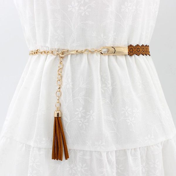 belts for girl luxury fashion national style metal hook chain belt dress microfiber leather embossed women's, Black;brown
belts for girl luxury fashion national style metal hook chain belt dress microfiber leather embossed women's, Black;brown