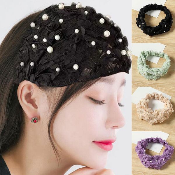 flower pearl wide-brim lace headband women hair bands solid color soft head wrap for hair accessories headband ornament, Slivery;white
flower pearl wide-brim lace headband women hair bands solid color soft head wrap for hair accessories headband ornament, Slivery;white