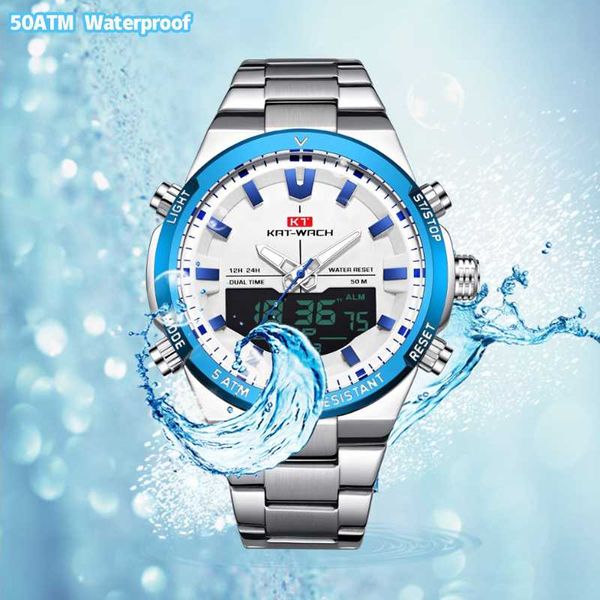 wristwatches business men's stainless steel strap multi-functional sports fashion high-grade waterproof watch dual time zone, Slivery;brown
wristwatches business men's stainless steel strap multi-functional sports fashion high-grade waterproof watch dual time zone, Slivery;brown