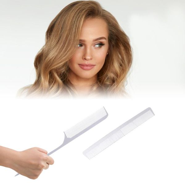 hair brushes 2 pcs thin stainless steel comb salon hairdressing cutting metal for home travel, Silver
hair brushes 2 pcs thin stainless steel comb salon hairdressing cutting metal for home travel, Silver