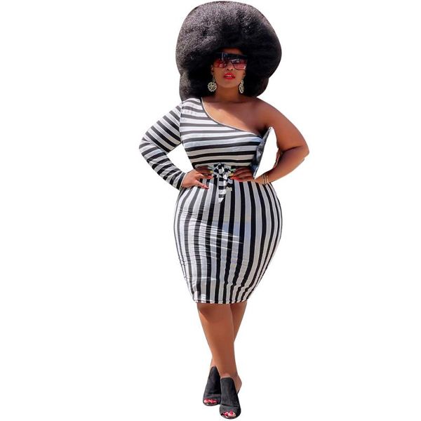 plus size dresses one shoulder bodycon skinny dress women striped printed elegant vintage night 4xl 5xl chic outfits, Black
plus size dresses one shoulder bodycon skinny dress women striped printed elegant vintage night 4xl 5xl chic outfits, Black