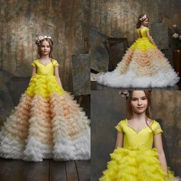 girl's dresses cute color stitching girls pageant beads ruffles floor length short sleeves skirts flower girl dress formal wear, Red;yellow
girl's dresses cute color stitching girls pageant beads ruffles floor length short sleeves skirts flower girl dress formal wear, Red;yellow
