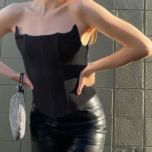 women's tanks & camis women y2k e-girl waist corset solid color strapless zipper push up bustier bodycon tight slim tank vest girdl, White
women's tanks & camis women y2k e-girl waist corset solid color strapless zipper push up bustier bodycon tight slim tank vest girdl, White