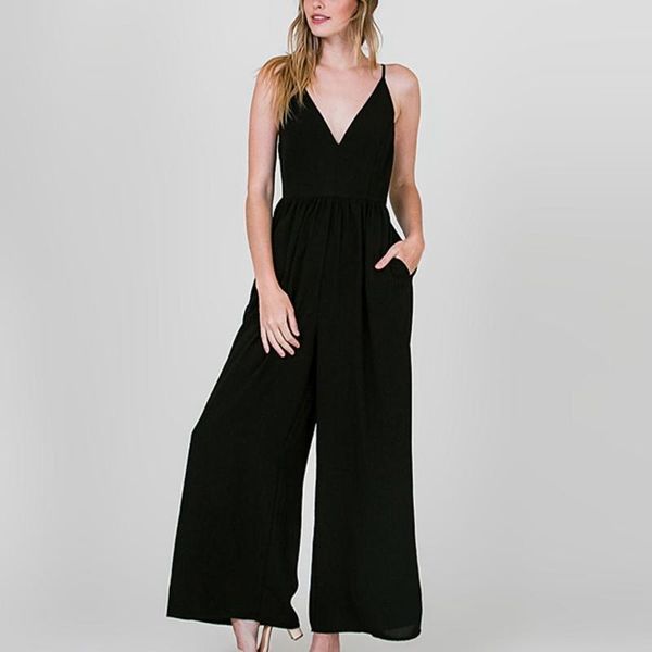 women's jumpsuits & rompers fashion women v-neck strap sleeveless cold shoulder high waist long black female body one piece overalls, Black;white
women's jumpsuits & rompers fashion women v-neck strap sleeveless cold shoulder high waist long black female body one piece overalls, Black;white