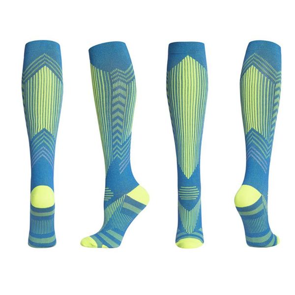 sports socks 1 pairs compression stockings with reflective strip cycling running athletic edema varicose circulation over knee, Black
sports socks 1 pairs compression stockings with reflective strip cycling running athletic edema varicose circulation over knee, Black