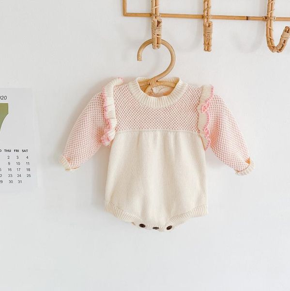 rompers autumn girl baby knitted hollow waist long sleeve romper triangle one-piece clothes born, Blue
rompers autumn girl baby knitted hollow waist long sleeve romper triangle one-piece clothes born, Blue